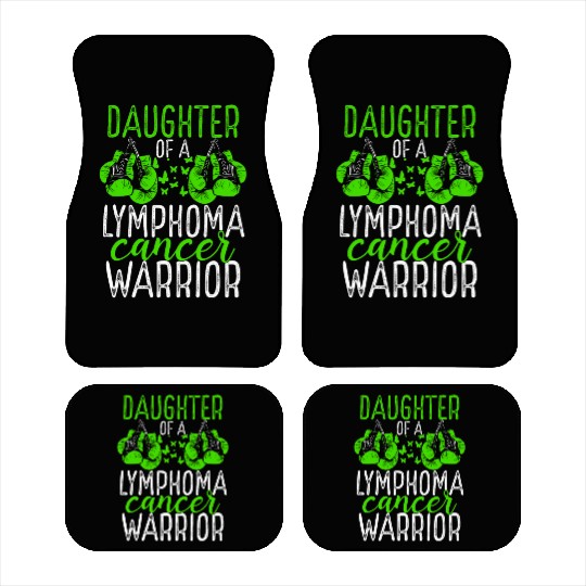 Daughter Lymphoma Cancer Awareness Month Ribbon Car Mats