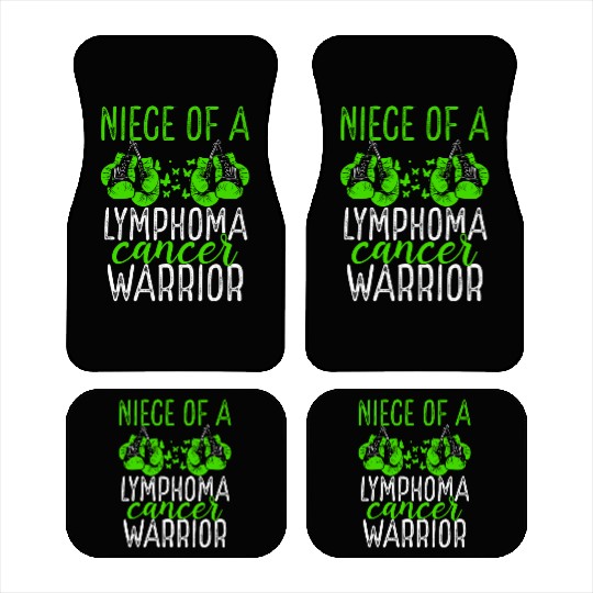 Niece Lymphoma Cancer Awareness Aunt Uncle Car Mats