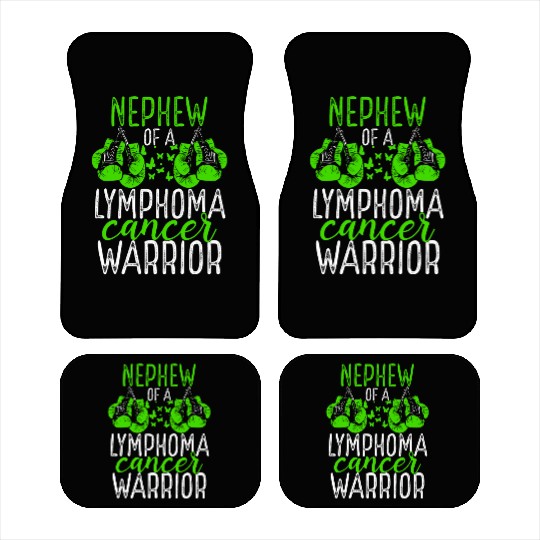 Nephew Lymphoma Cancer Awareness Aunt Uncle Car Mats
