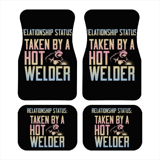 Welder Welding Girlfriend Car Mats