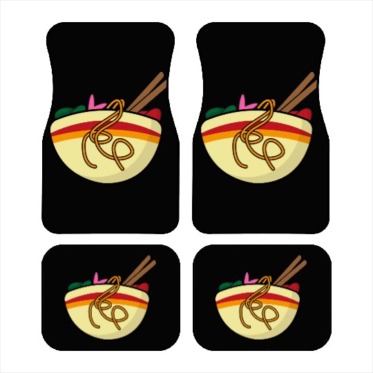 complete food street ramen noodles Car Mats