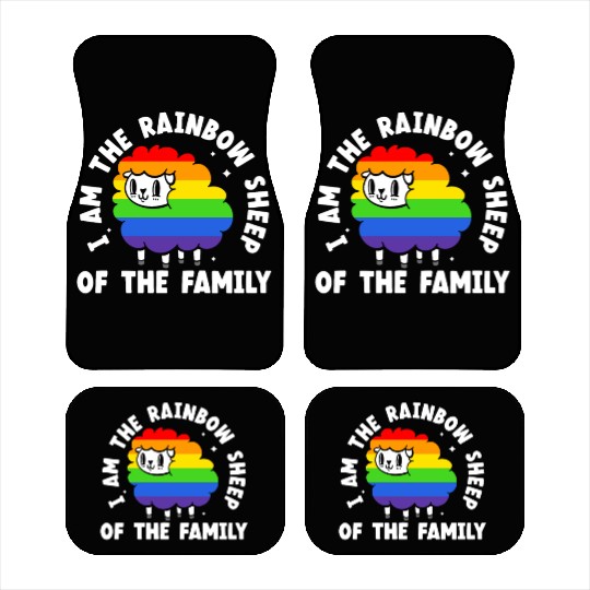 I Am The Rainbow Sheep Of The Family Pride Month Car Mats