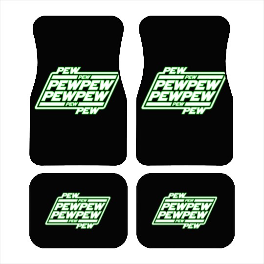 Pew Pew Pew Car Mats