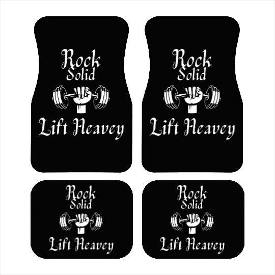 Rock Solid (Gym/weightLlifting) Car Mats