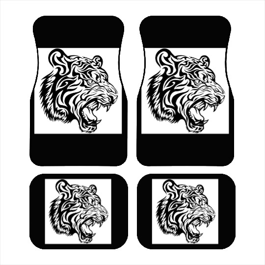 08 tribal tiger Car Mats