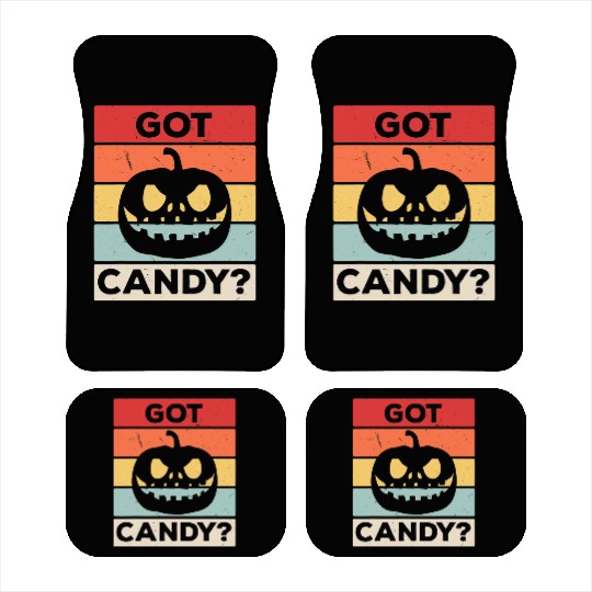 Got Candy Trick Or Treat Pumpkin Jack Car Mats