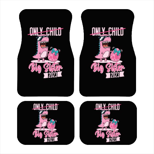 Only Child Big sister 2023 pregnancy baby girls Car Mats