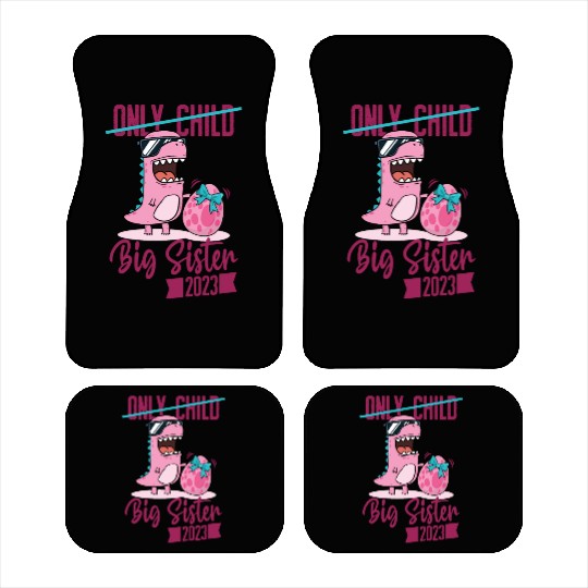 Only Child Big sister 2023 pregnancy baby girls Car Mats