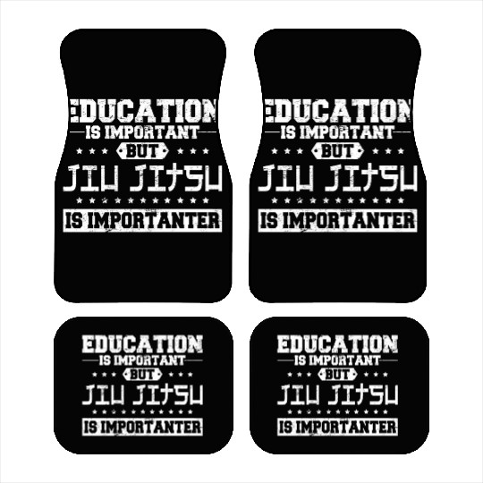 Jiu Jitsu Funny Jiu-Jitsu BJJ Education Grappling Car Mats