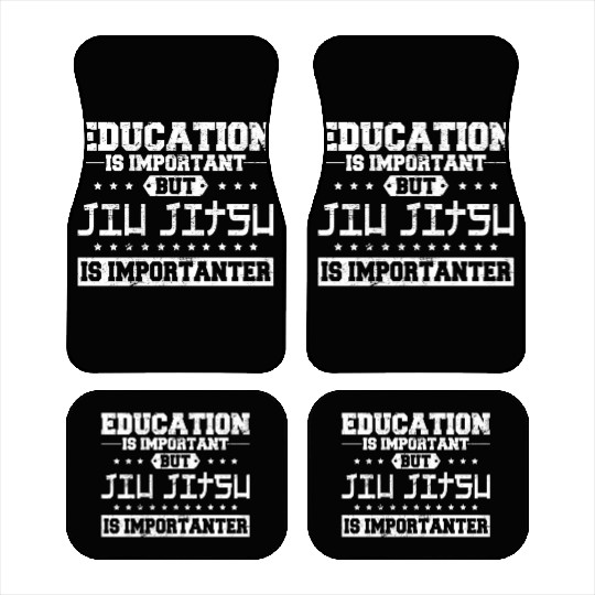 Jiu Jitsu Funny Jiu-Jitsu BJJ Education Grappling Car Mats