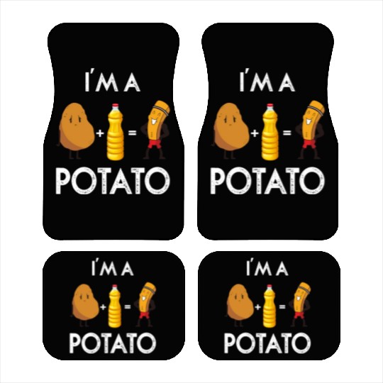 I am a Potato Fries Cute Costume Potatoes Lovers Car Mats