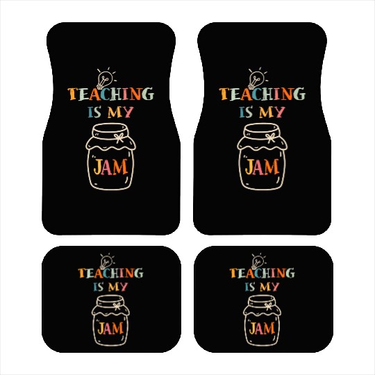 Teaching Is My Jam School Teacher Appreciation Car Mats