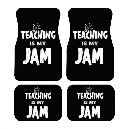 Teaching Is My Jam School Teacher Appreciation Car Mats