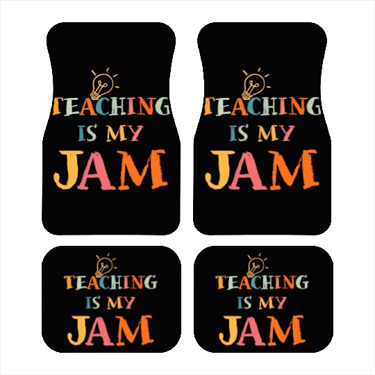 Teaching Is My Jam School Teacher Appreciation Car Mats