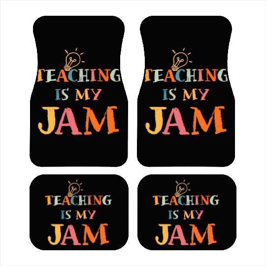 Teaching Is My Jam School Teacher Appreciation Car Mats