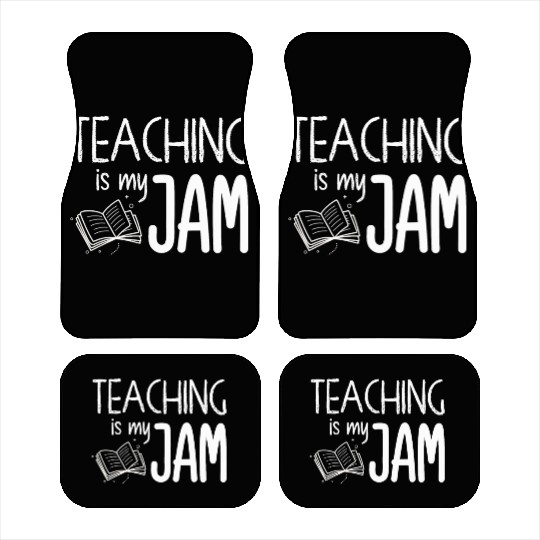 Teaching Is My Jam School Teacher Appreciation Car Mats