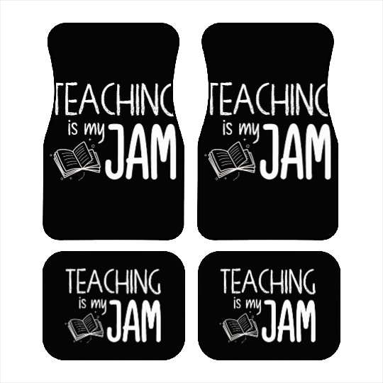 Teaching Is My Jam School Teacher Appreciation Car Mats
