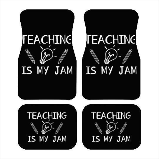 Teaching Is My Jam School Teacher Appreciation Car Mats