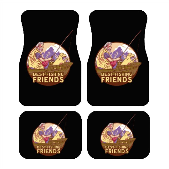 Best fishing friends Best fishing friends inspirat Car Mats