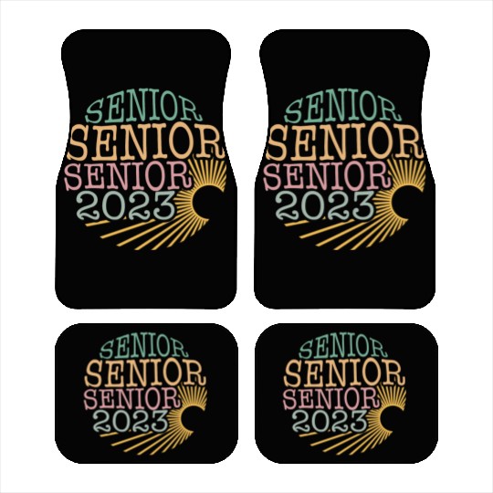 Graduation Car Mats, Senior Class Of 2023 Floral