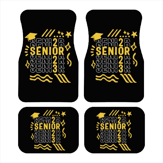 Graduation Car Mats, Senior Class Of 2023 Gift End