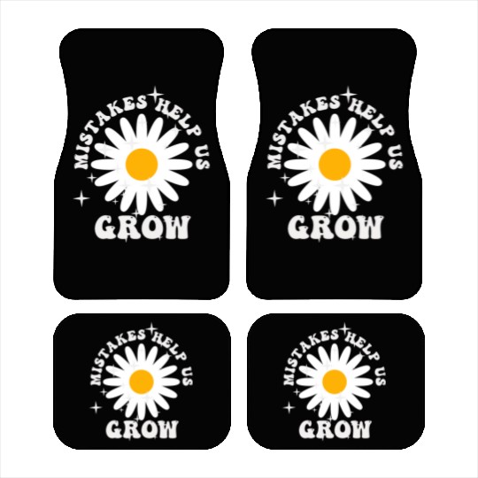 Mistakes Help Us Grow Back To School Motivational Car Mats