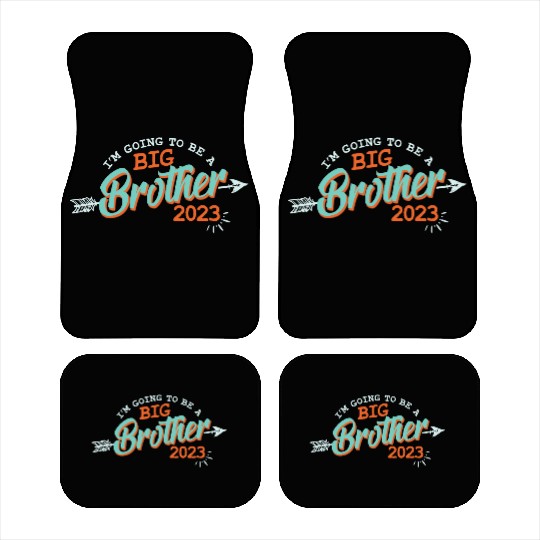 Big Brother 2023 - Bro to be Baby Pregnancy Kids Car Mats
