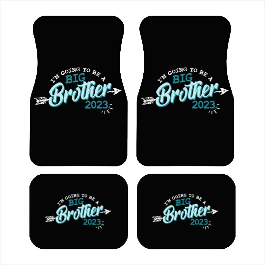 Big Brother 2023 - Bro to be Baby Pregnancy Kids Car Mats