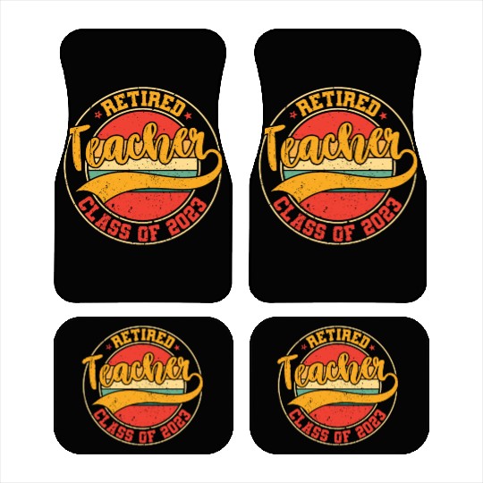Retired Teacher Class Of 2023 Car Mats