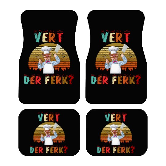 Vert Der Ferk the swedish chef Car Mats