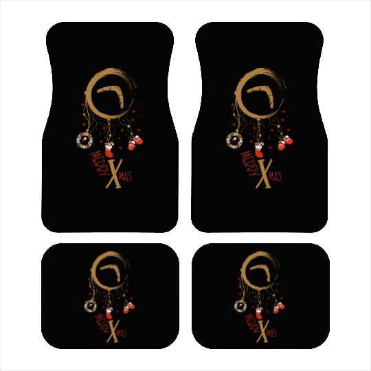 Winter dreamcatcher Christmas Boomerang Car Mats