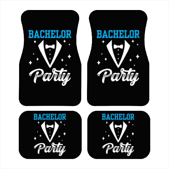 Bachelor Party Team Bride Groom Car Mats