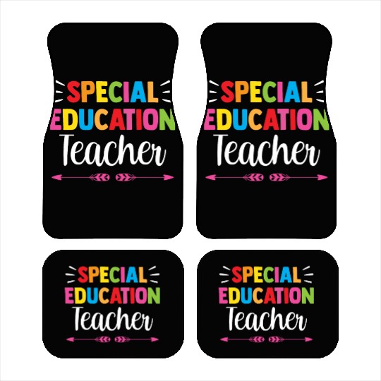 Special Education Teacher Cute Sped Awareness Car Mats