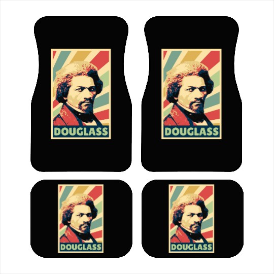 Frederick Douglass Vintage Colors Car Mats