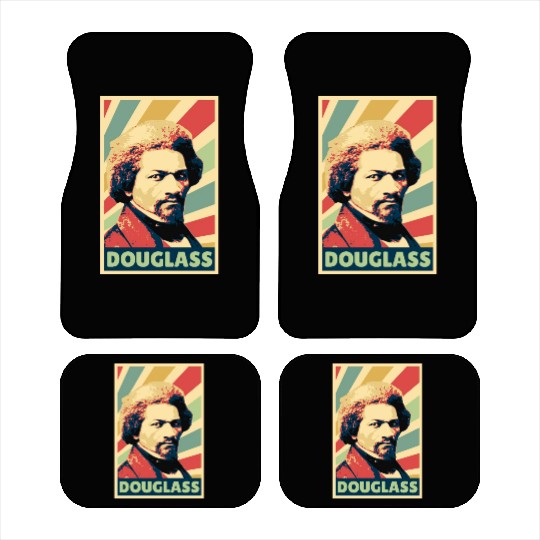 Frederick Douglass Vintage Colors Car Mats