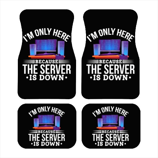 Humorous Computer Science IT Joke Car Mats