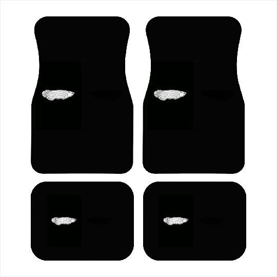 Asian arowana fish illustration for kids Car Mats