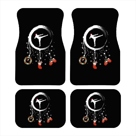 Winter dreamcatcher Christmas Karate Car Mats