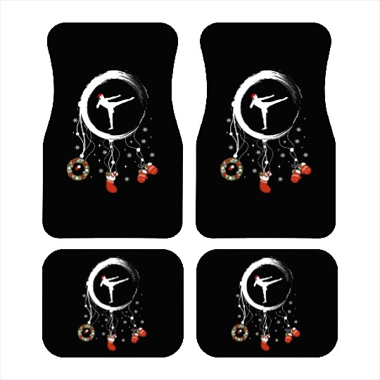 Winter dreamcatcher Christmas Karate Car Mats