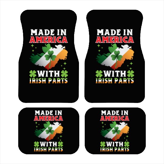 Made In America With Irish Parts Ireland Gaelic Car Mats