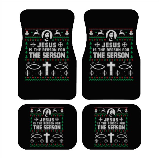 Jesus Is The Reason For The Season Car Mats