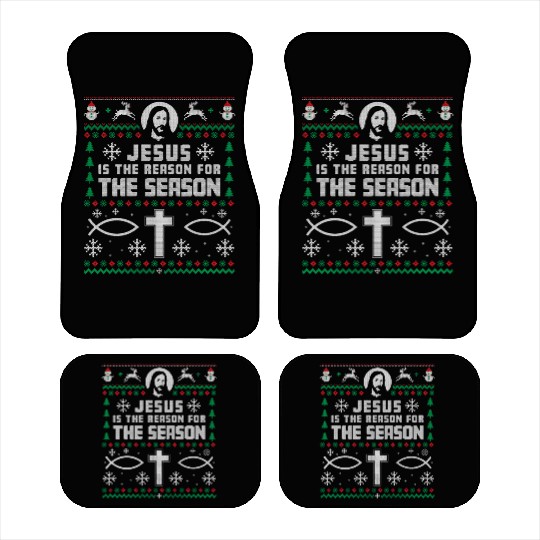 Jesus Is The Reason For The Season Car Mats