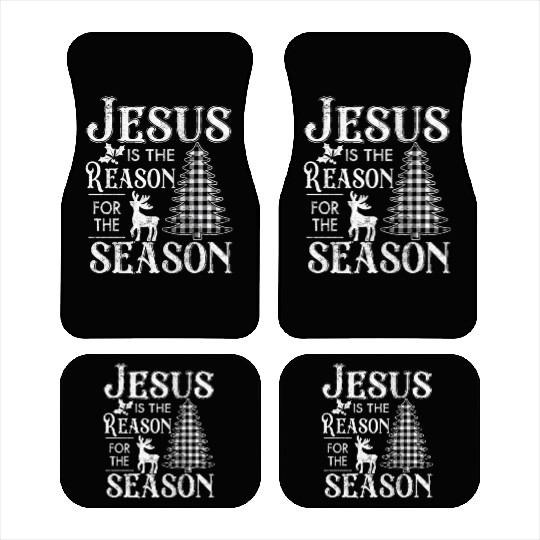 Christmas Jesus is the Reason for the Season Car Mats