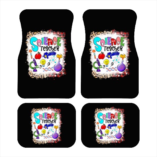 I Love Science Funny Science Teacher Lab Chemistry Car Mats