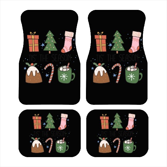 Tis the Season Christmas Car Mats