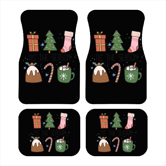 Tis the Season Christmas Car Mats