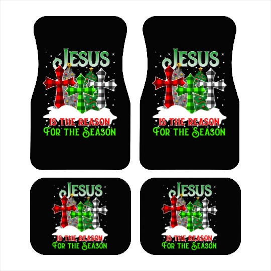 Jesus Is the Reason for the Season Holiday Christm Car Mats