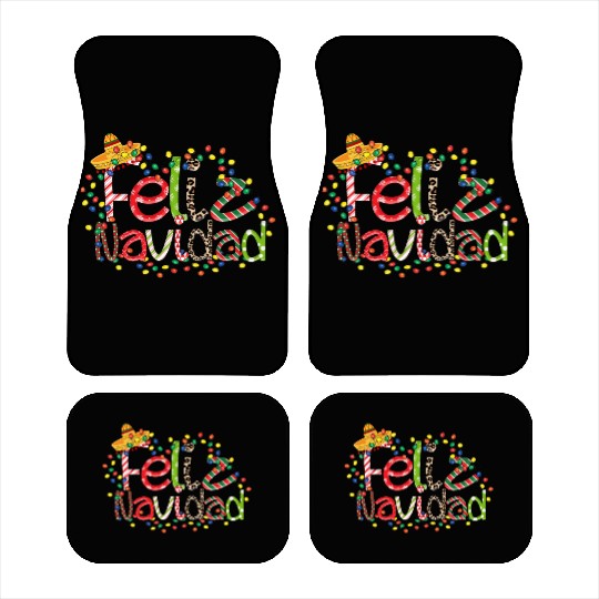 Feliz Navidad Song Christmas Merry Christmas Car Mats