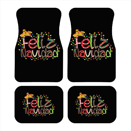 Feliz Navidad Song Christmas Merry Christmas Car Mats