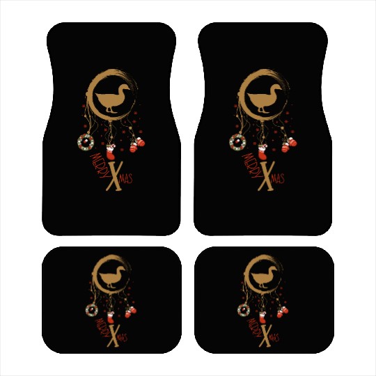Winter dreamcatcher Christmas Duck Car Mats